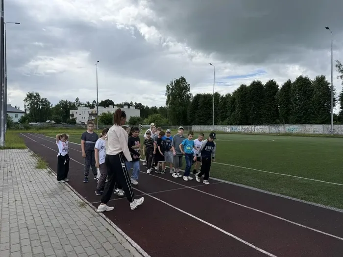 Спортивный день в лагере