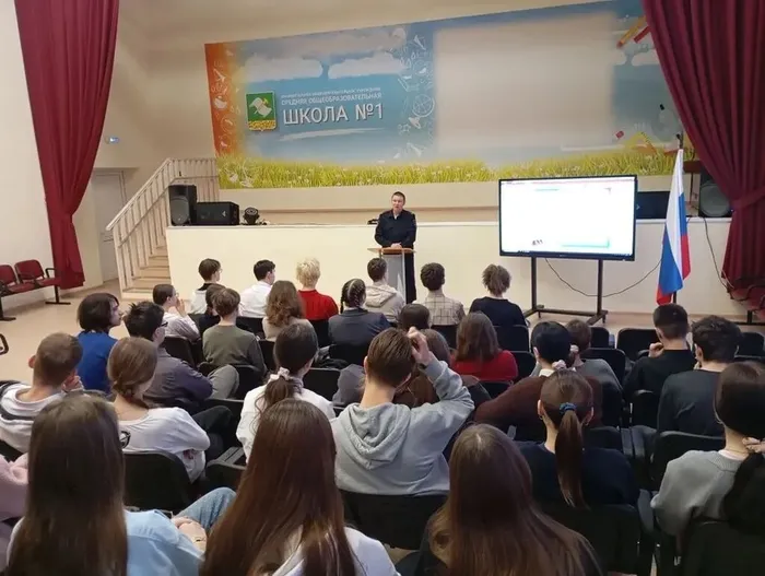 Профориентационная встреча с сотрудниками ОМВД